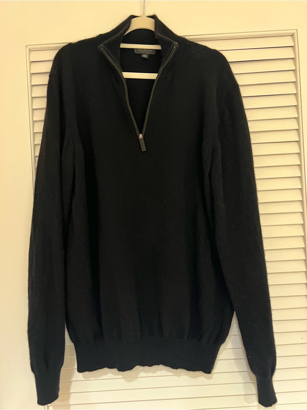 1/4 Zip Saks 5th Avenue cashmere sweater